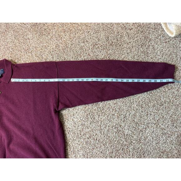 Abercrombie & Fitch Men's Sweater, size XL; 100% Lambswool; Vintage 90's - Picture 5 of 10